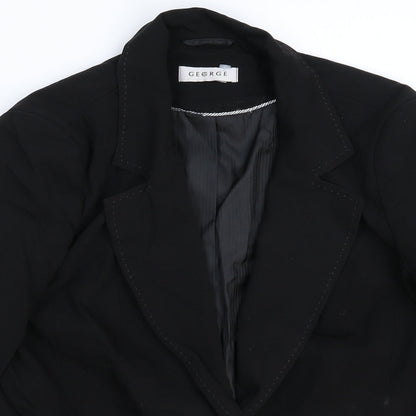 George Womens Black   Jacket Suit Jacket Size 12