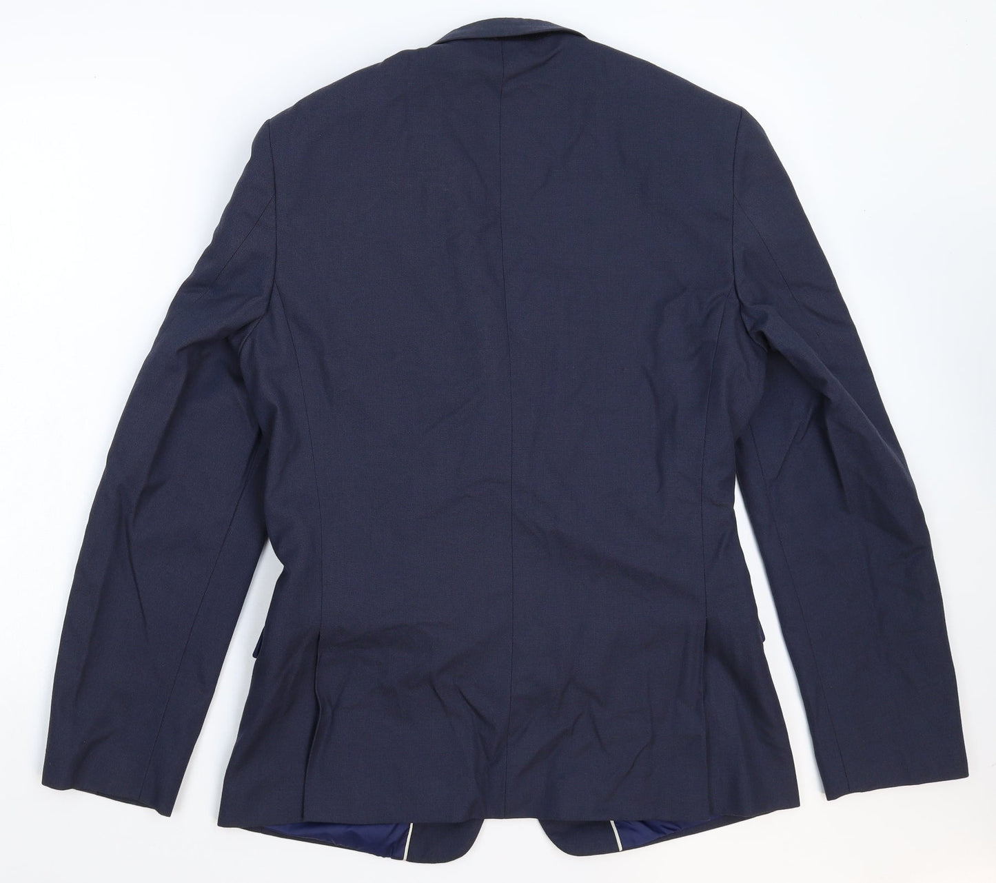 Mens UK Size 38 River Island Regular Blue Suit Jacket