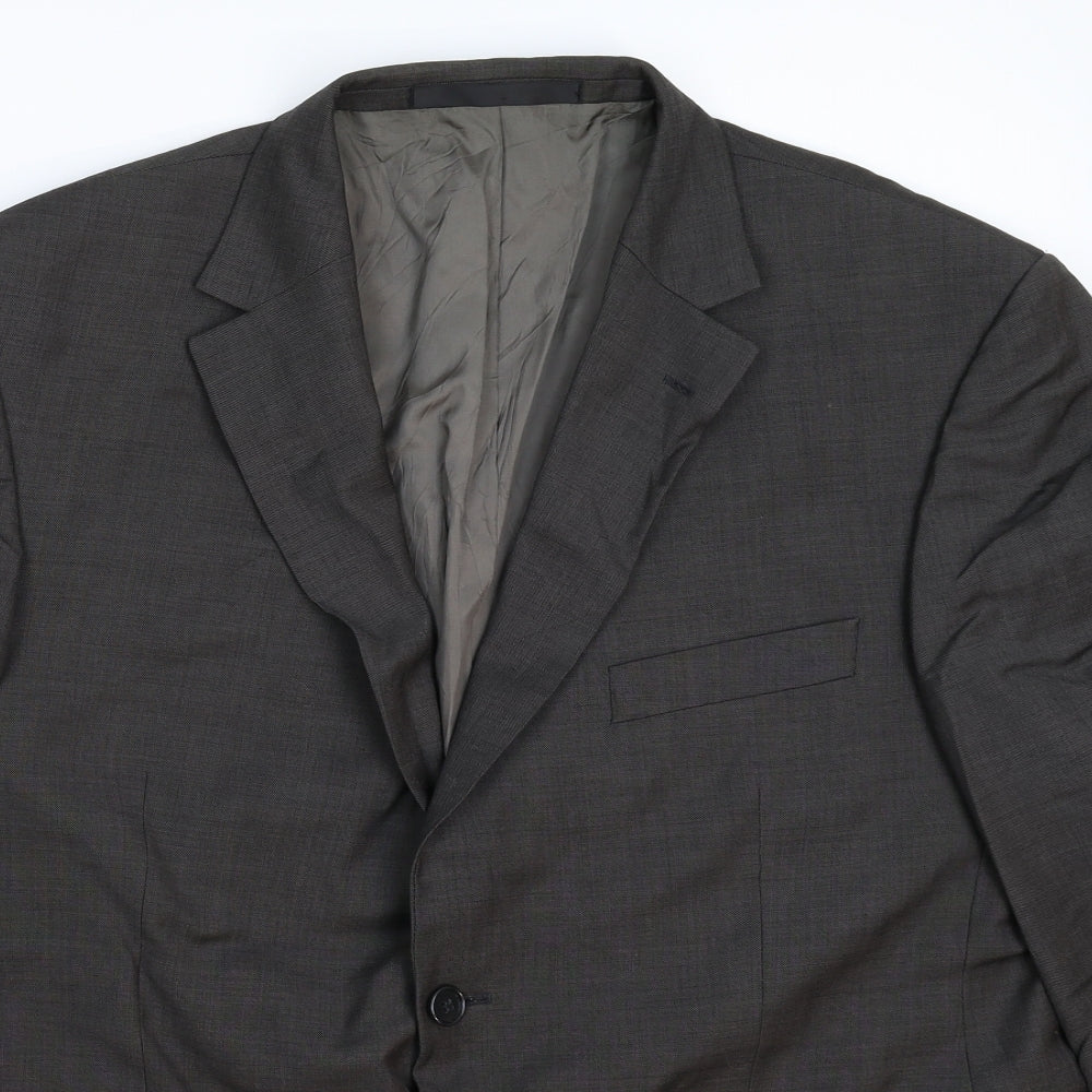 Mens UK Size 42 Marks and Spencer Regular Grey Suit Jacket