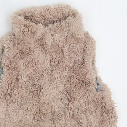 NEXT Girls Beige   Gilet Jacket Size 4 Years
