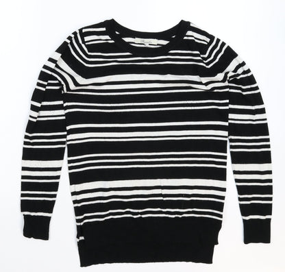 Peacocks Womens Multicoloured Striped Knit Pullover Jumper Size 8