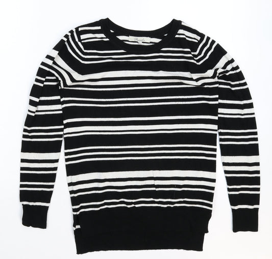 Peacocks Womens Multicoloured Striped Knit Pullover Jumper Size 8