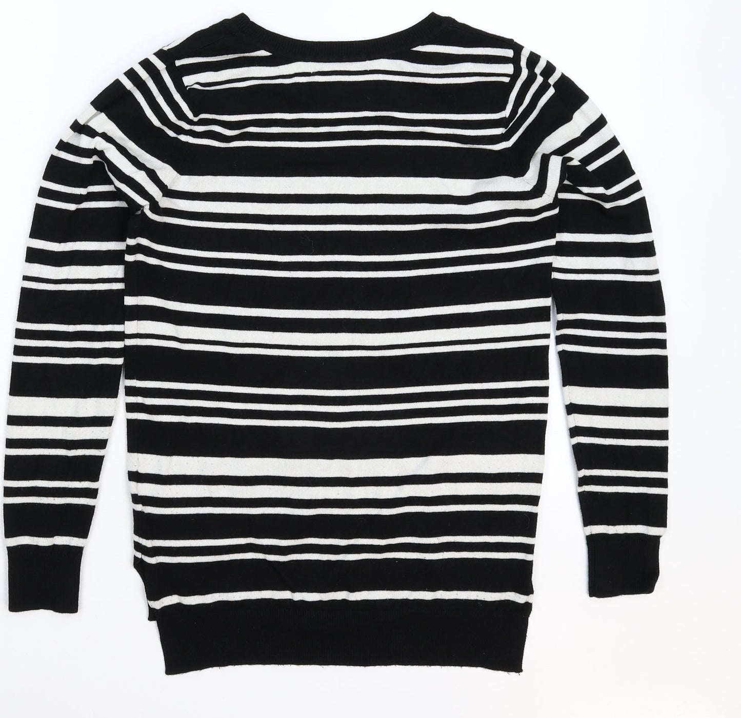 Peacocks Womens Multicoloured Striped Knit Pullover Jumper Size 8