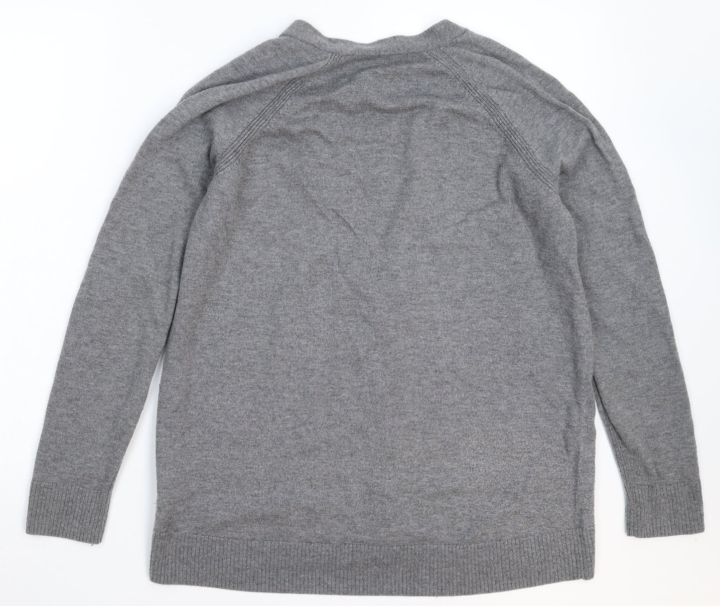 Gap Womens Grey  Knit Cardigan Jumper Size M