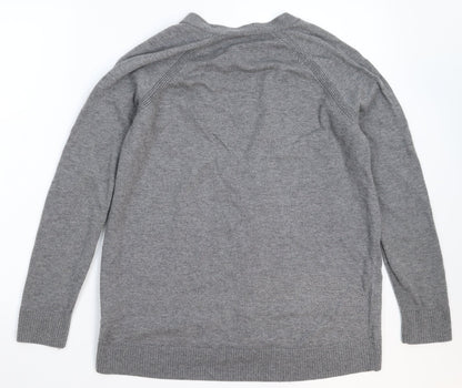 Gap Womens Grey  Knit Cardigan Jumper Size M