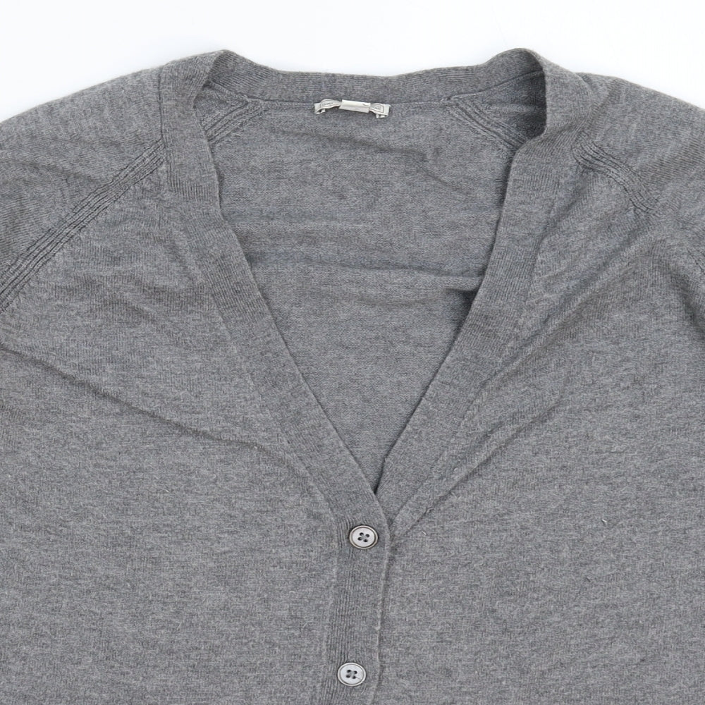 Gap Womens Grey  Knit Cardigan Jumper Size M
