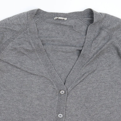 Gap Womens Grey  Knit Cardigan Jumper Size M
