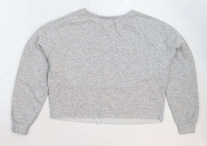 New Look Girls Grey   Pullover Sweatshirt Size 12-13 Years