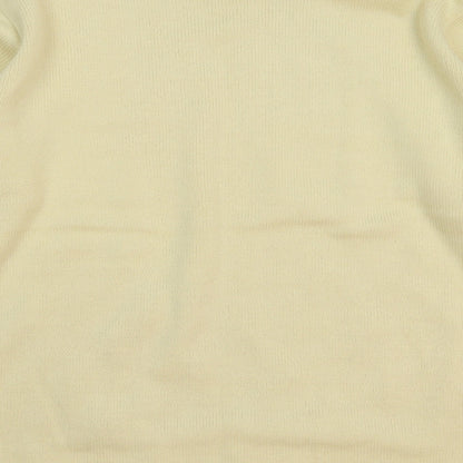 Bonmarché Womens Beige Floral Knit Pullover Jumper Size XL