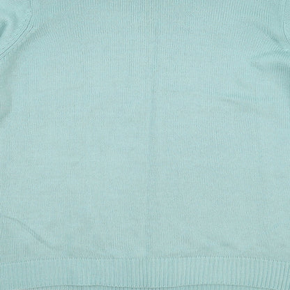 EWM Womens Green  Knit Pullover Jumper Size 12