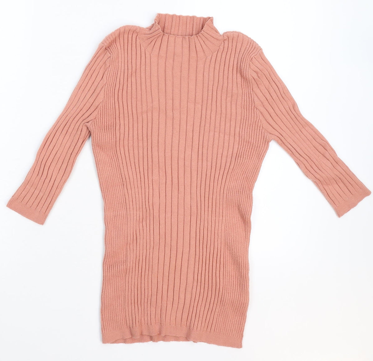 Additional front view of Atmosphere women’s pink knit jumper, size UK 12