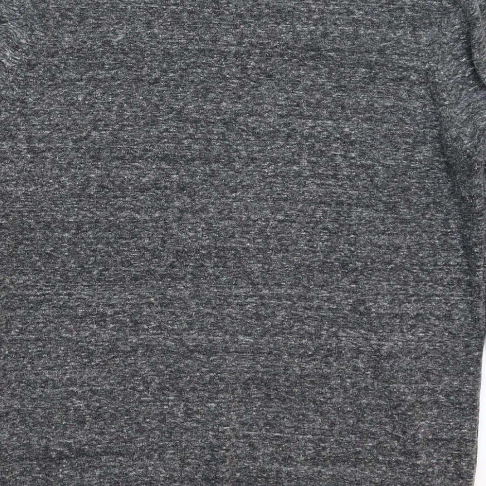 Topman Mens Grey  Knit Pullover Jumper Size M