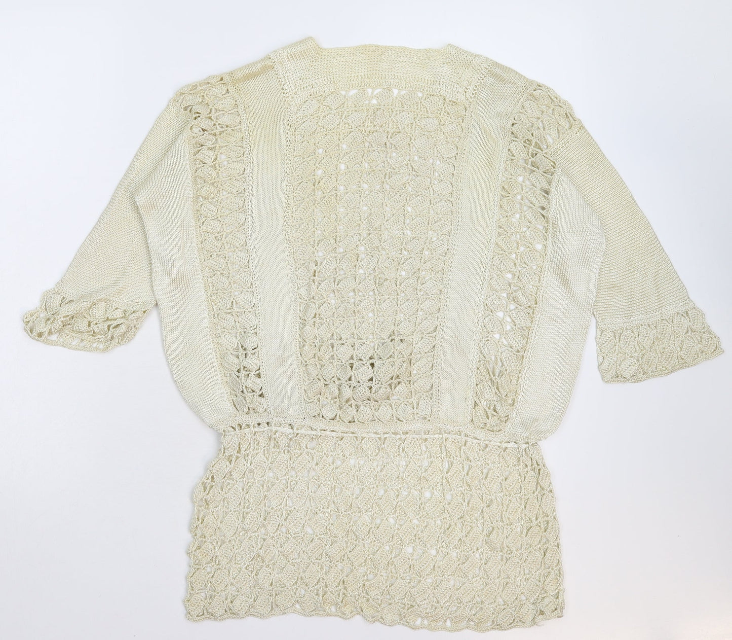 Preworn Womens Beige  Knit Pullover Jumper Size XL