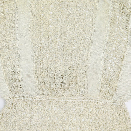 Preworn Womens Beige  Knit Pullover Jumper Size XL