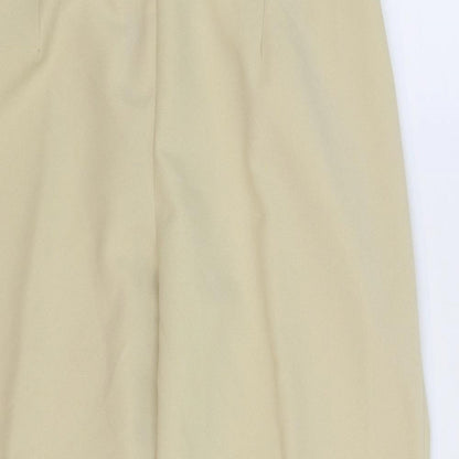 Womens UK Size 16 Preworn Regular Fit  Beige Trousers