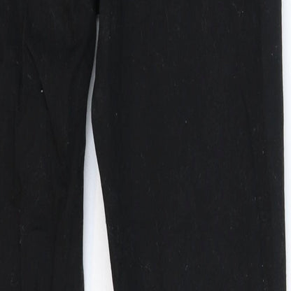 Denim & Co. Womens Black  Denim Jegging Jeans Size 8 L28 in