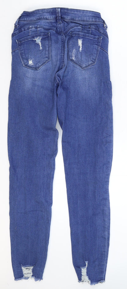 Womens UK Size 28 in WAX JEAN Extra-Slim Fit Jegging Blue Jeans