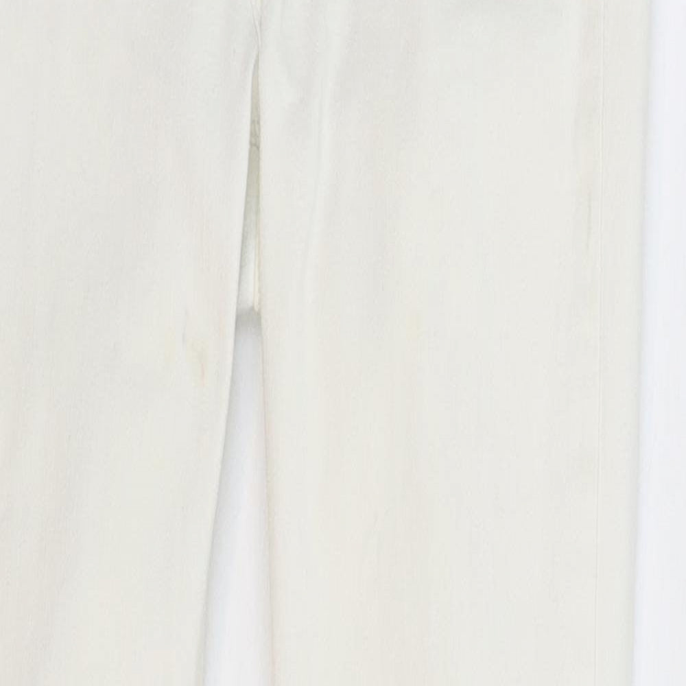 New Look Womens White  Denim Skinny Jeans Size 8 L31 in