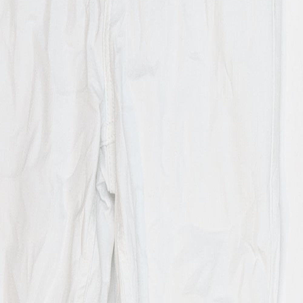 Miss Selfridge Womens White  Denim Skinny Jeans Size 8 L27 in
