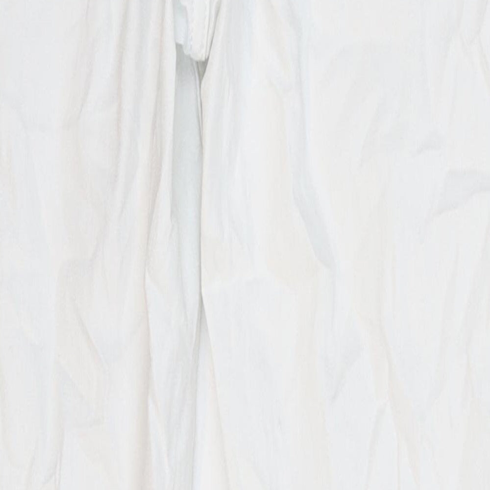 Miss Selfridge Womens White  Denim Skinny Jeans Size 8 L27 in