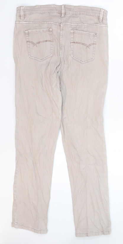 NEXT Womens Grey  Denim Skinny Jeans Size 12 L28 in