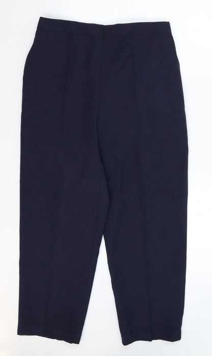 Womens UK Size 16 Preworn Regular Fit  Blue Trousers