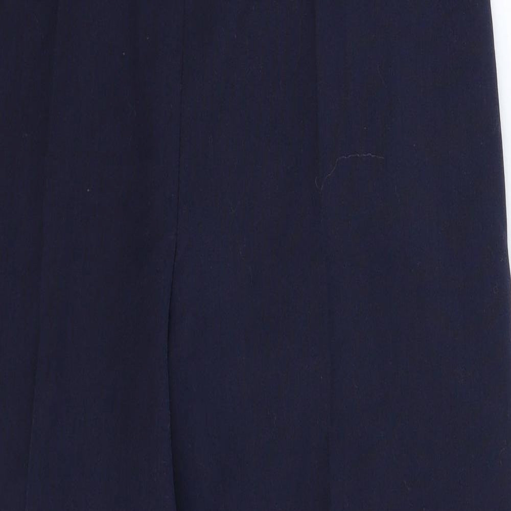 Womens UK Size 16 Preworn Regular Fit  Blue Trousers