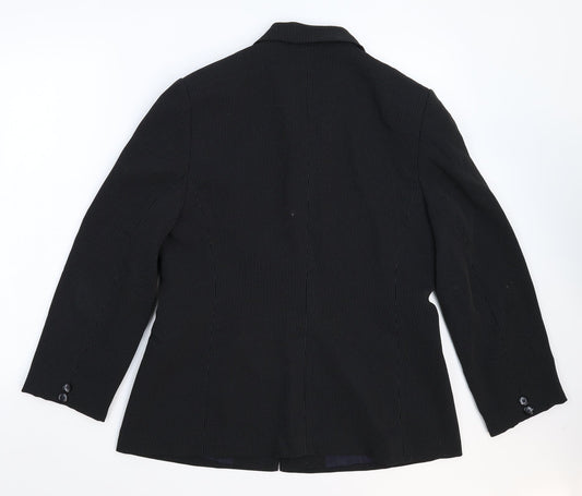 Womens UK Size 12 Planet Regular Black Suit Jacket