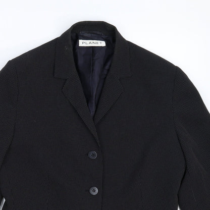 Womens UK Size 12 Planet Regular Black Suit Jacket