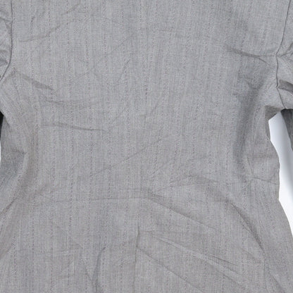 Per Una Womens Grey Striped  Jacket Suit Jacket Size 10