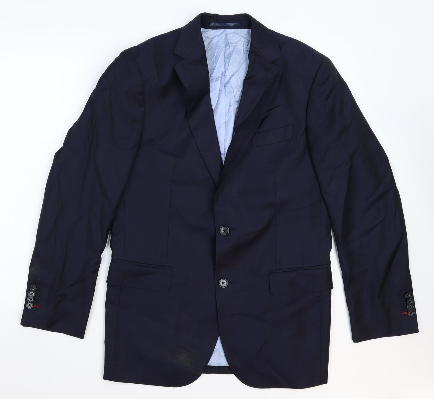 Mens UK Size 36 Preworn Regular Blue Suit Jacket