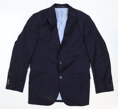 Mens UK Size 36 Preworn Regular Blue Suit Jacket
