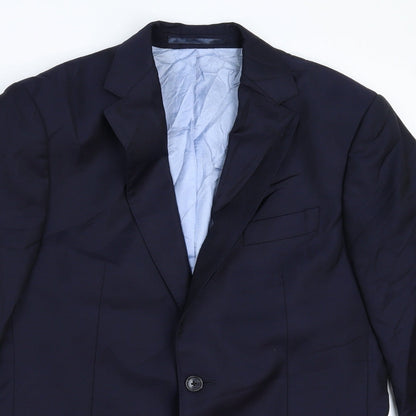 Mens UK Size 36 Preworn Regular Blue Suit Jacket