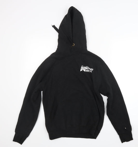 Awdis Mens Black   Pullover Hoodie Size XS