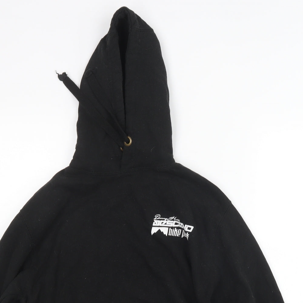 Awdis Mens Black   Pullover Hoodie Size XS