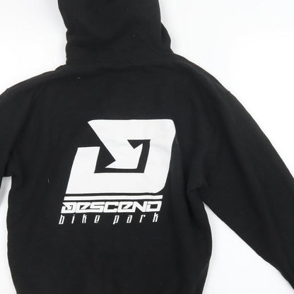 Awdis Mens Black   Pullover Hoodie Size XS