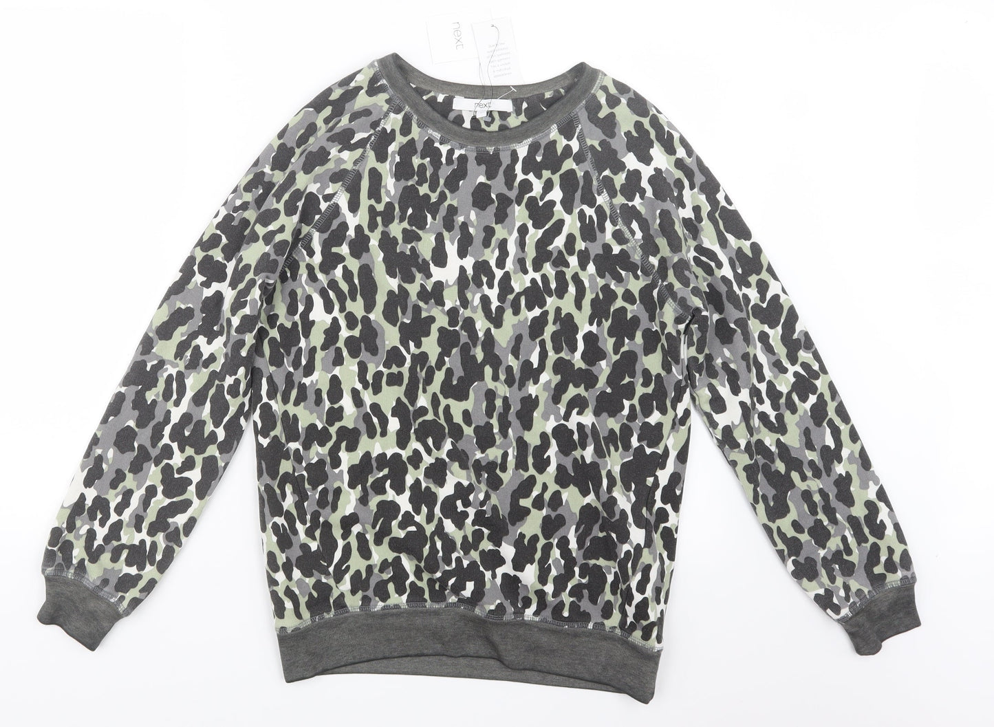 NEXT Womens Grey Animal Print  Top Pyjama Top Size XS