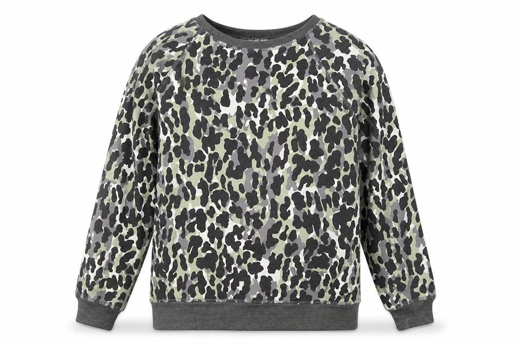 Next Womens Grey Animal Print  Top Pyjama Top Size XS