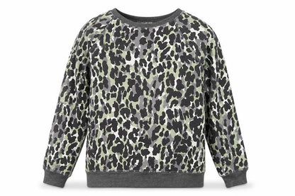 Next Womens Grey Animal Print  Top Pyjama Top Size XS