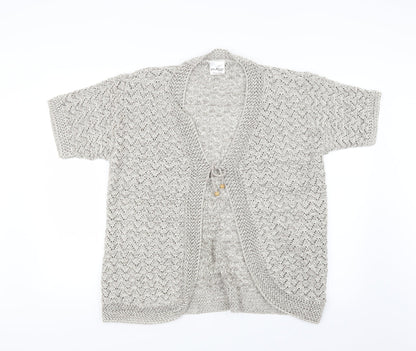 Pulse Womens Beige  Knit Cardigan Jumper Size 2XL