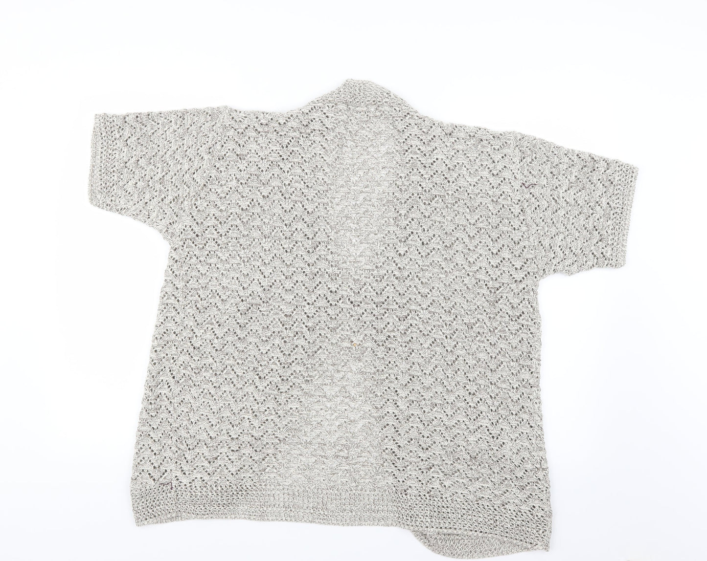 Pulse Womens Beige  Knit Cardigan Jumper Size 2XL