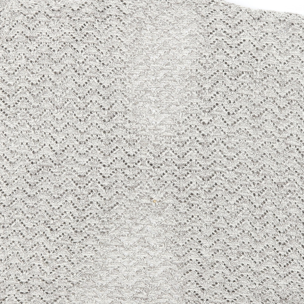 Pulse Womens Beige  Knit Cardigan Jumper Size 2XL