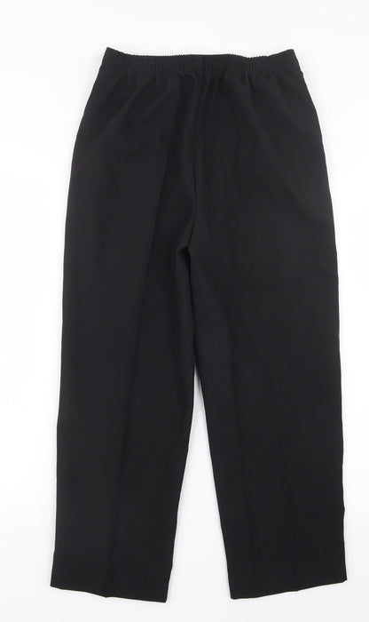 Womens UK Size 10 BM Regular Fit  Black Trousers