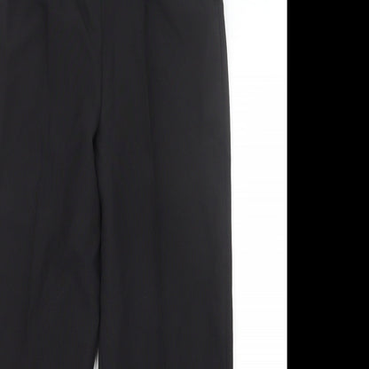 Womens UK Size 10 BM Regular Fit  Black Trousers