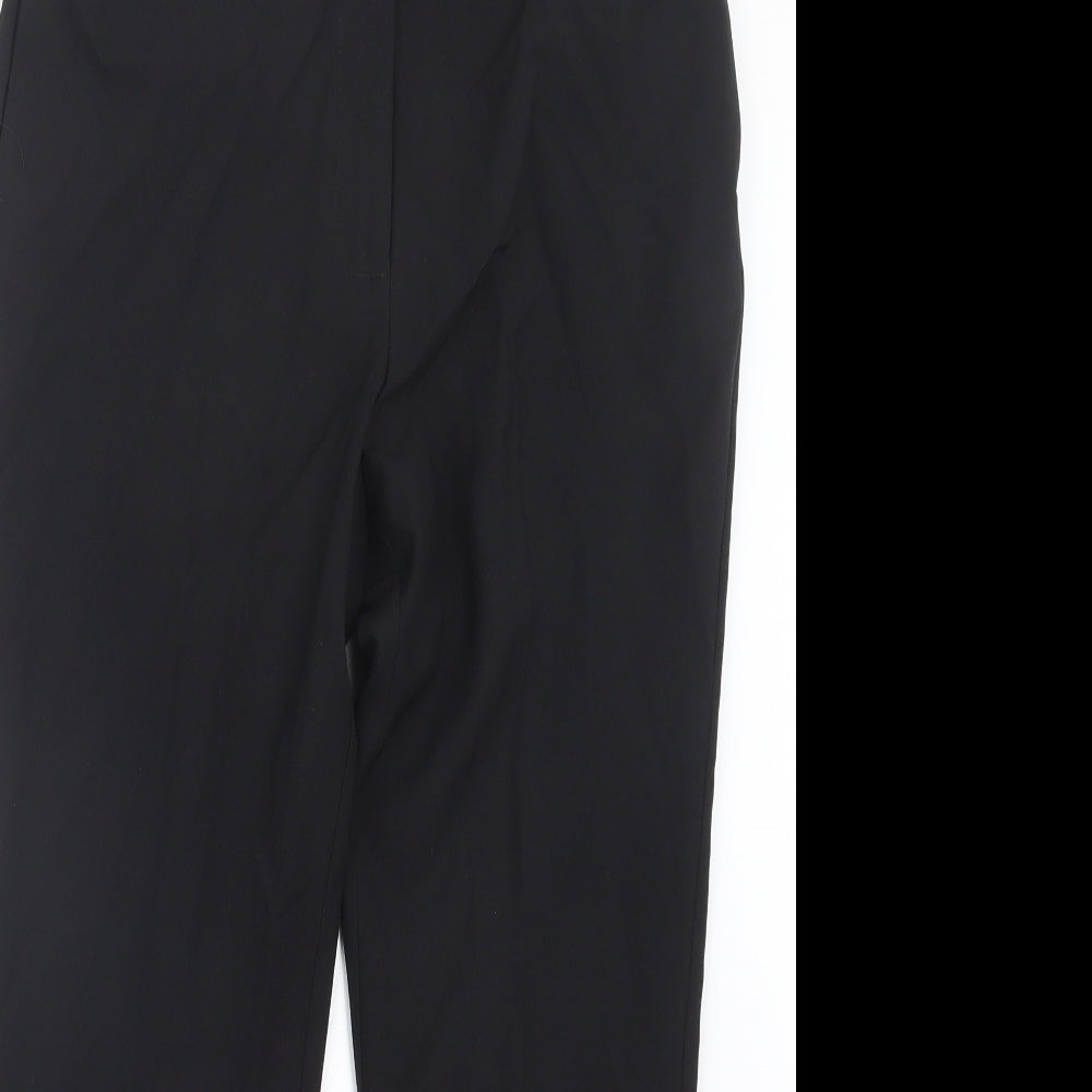 Womens UK Size 10 Bonmarché Regular Fit  Black Trousers