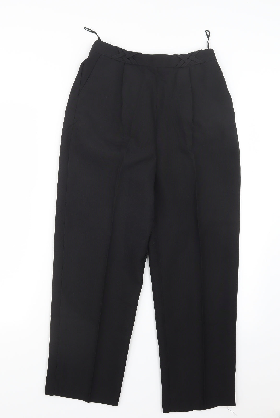 Womens UK Size 10 BM Regular Fit  Black Trousers