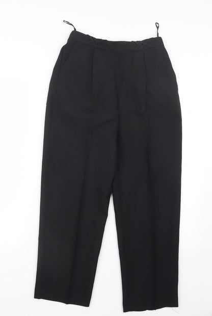 Womens UK Size 10 BM Regular Fit  Black Trousers