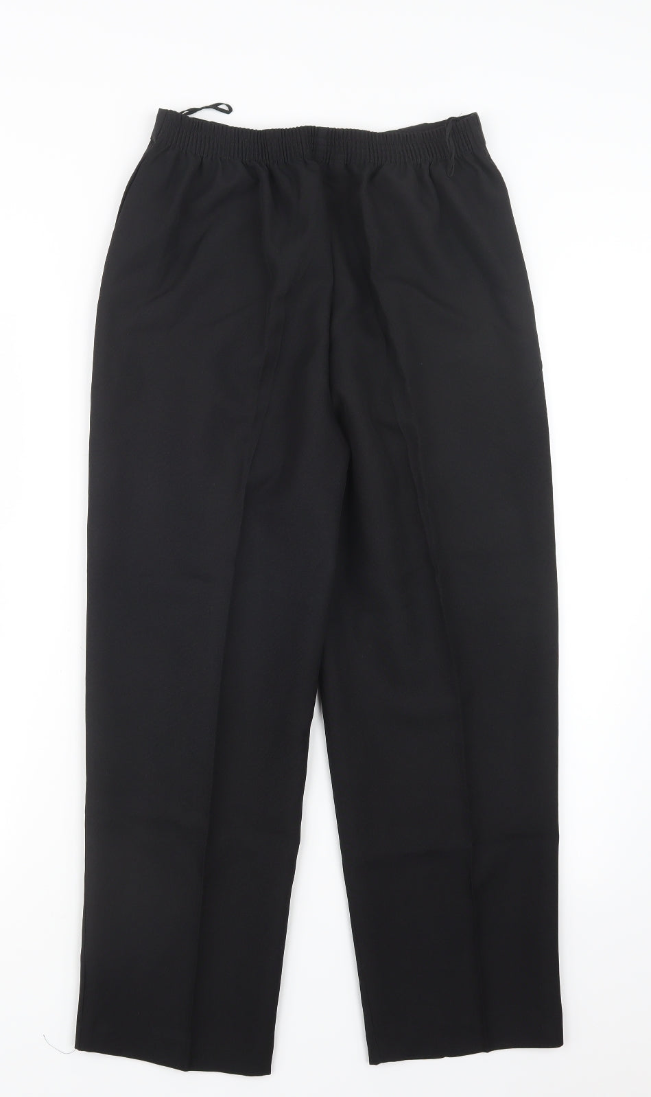 Womens UK Size 10 BM Regular Fit  Black Trousers