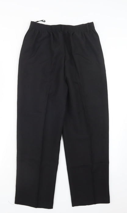 Womens UK Size 10 BM Regular Fit  Black Trousers