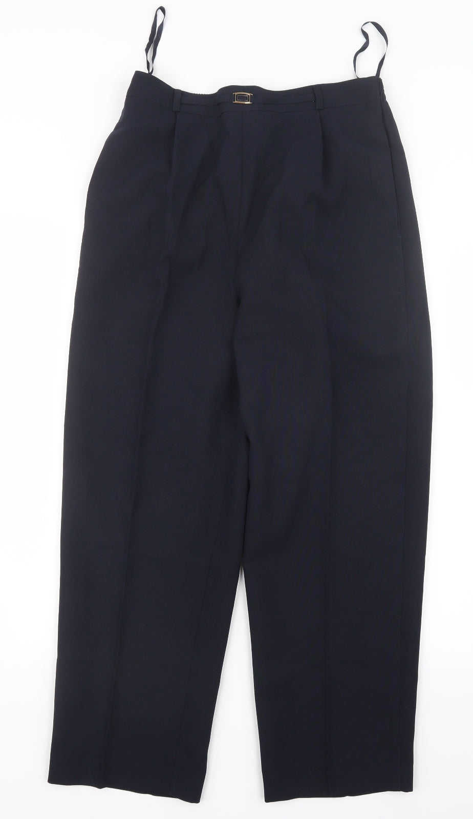 Womens UK Size 10 BM Regular Fit  Blue Trousers